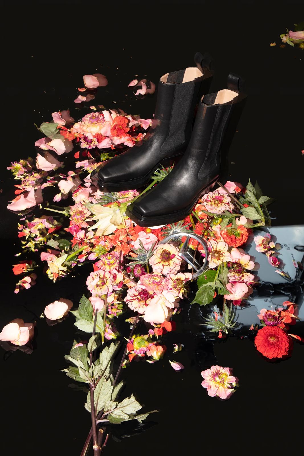 Boots, in bloom